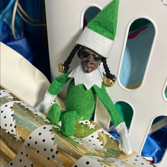 Green Elf Plush with Bells - Picture 2 of 3